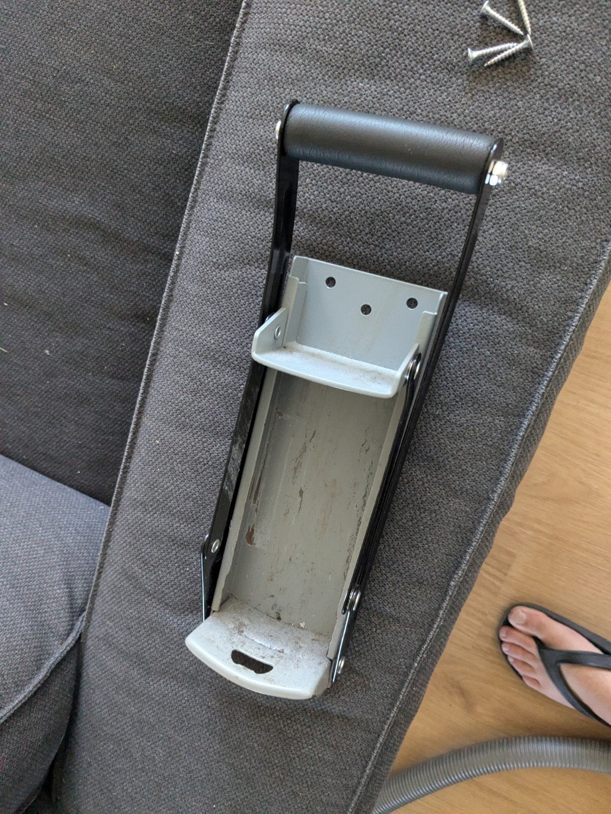 Handige blikjespers / blikjescrusher, Ophalen of Verzenden, Gebruikt
