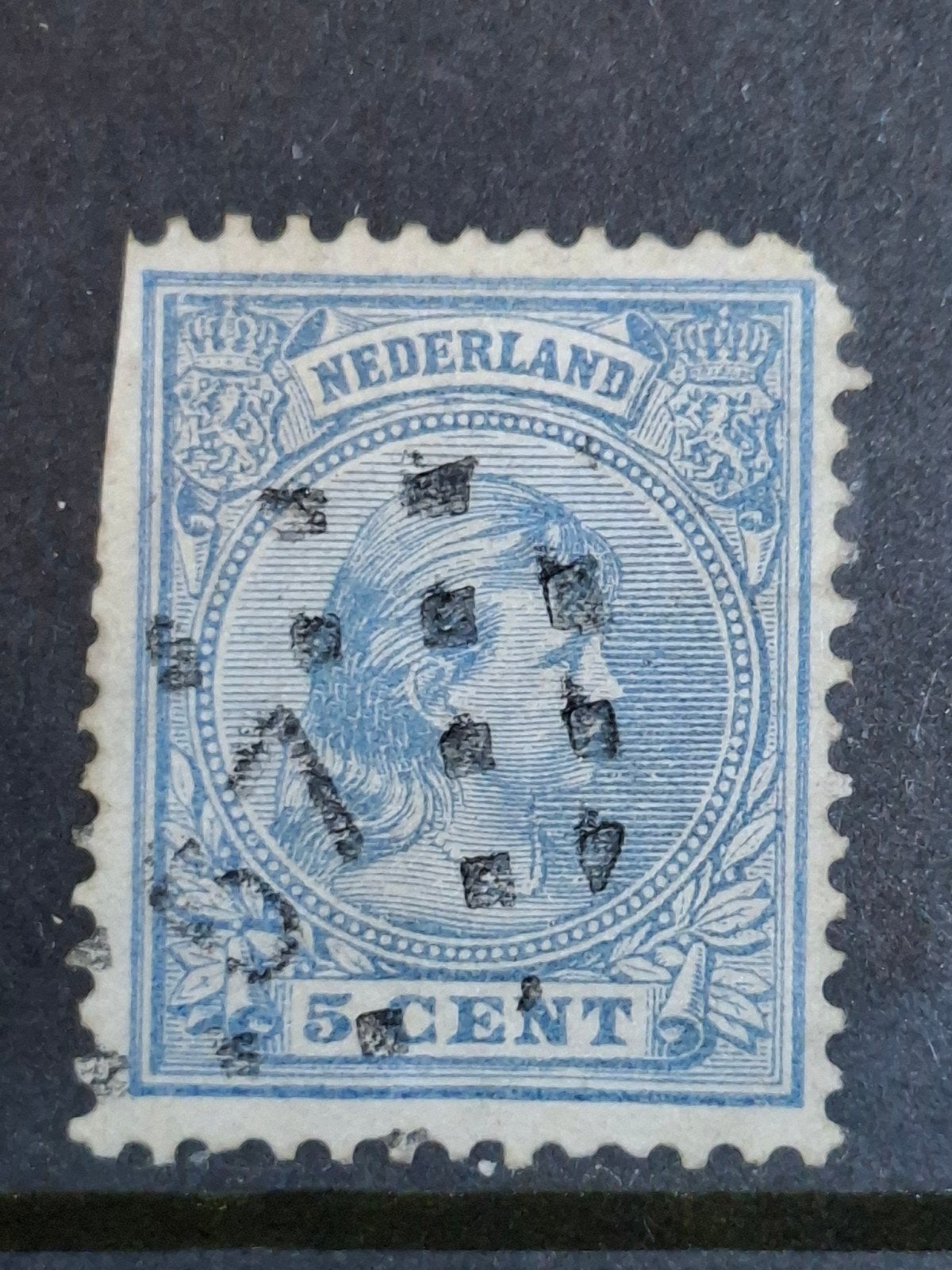 Puntstempel zegel nr 97 Sittard nvph nr 35, Postzegels en Munten, Postzegels | Nederland, Ophalen of Verzenden