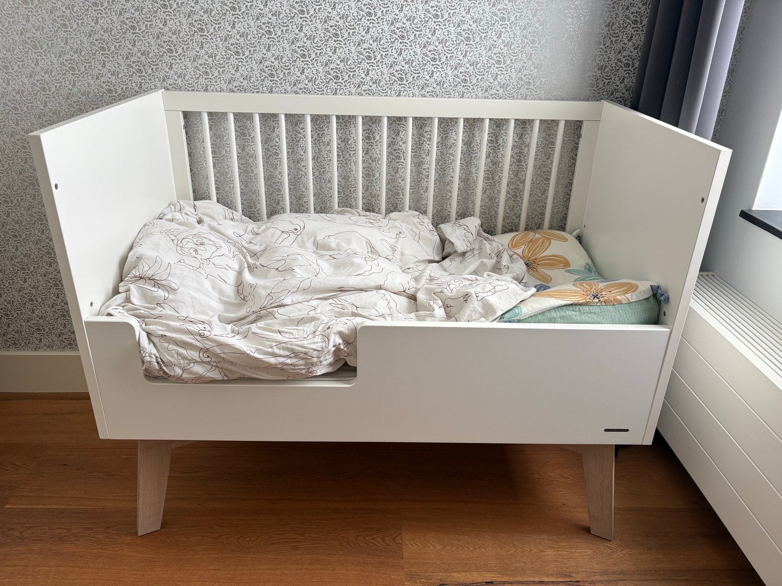 Kidsmill Sixties babykamer: ledikant, commode en kledingkast, Ophalen, Gebruikt, Jongetje of Meisje