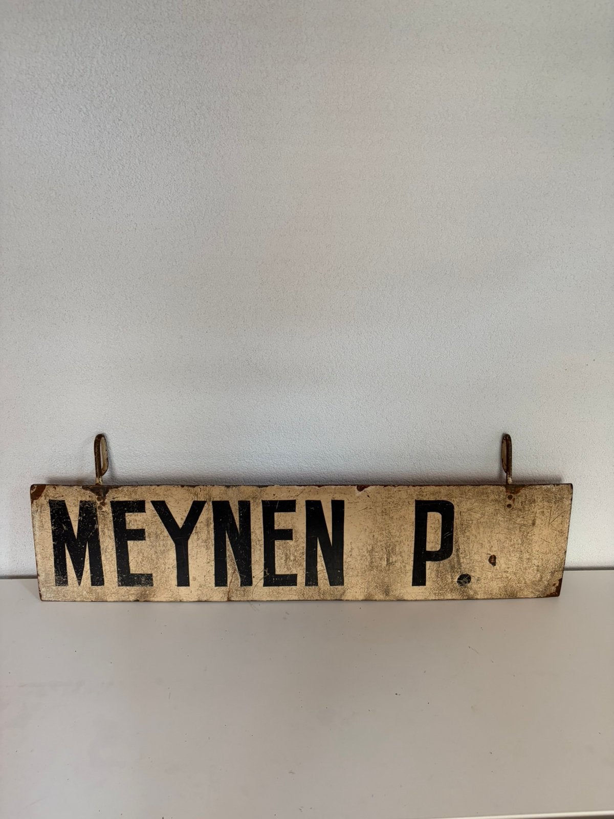 Uniek Antiek Stalnaambord Boxbord Drafsport Paul Meynen, Ophalen of Verzenden