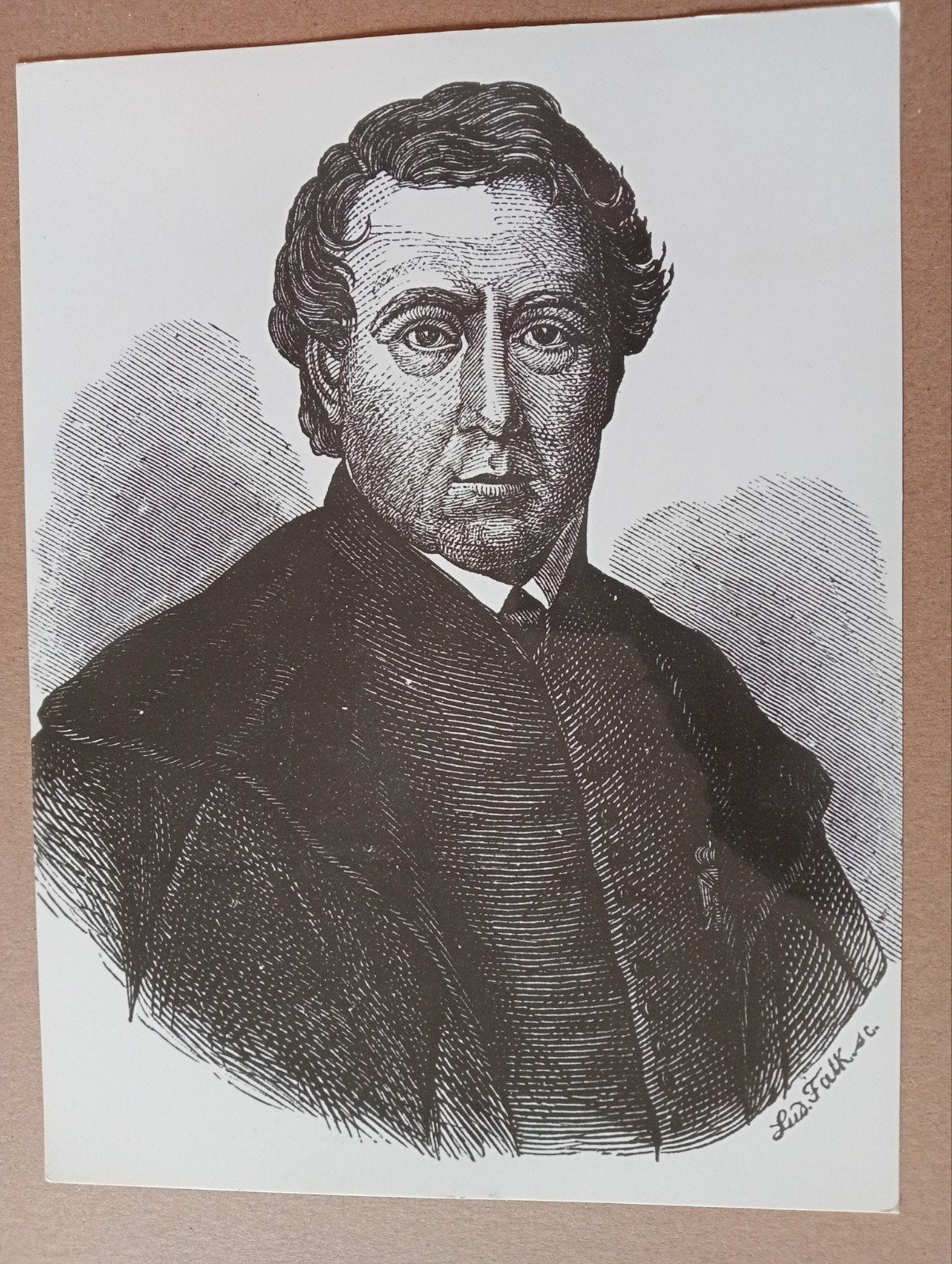 Monseigneur  C.Broere persfoto Katholieke Illustratie 1867, Ophalen of Verzenden, 1960 tot 1980, Overige onderwerpen