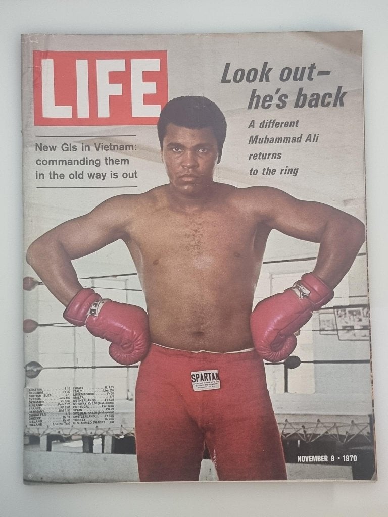 Life november 9 1970 Muhammad Ali, Ophalen of Verzenden, Overige