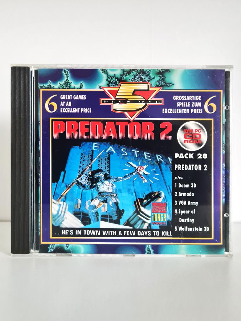 5 Plus One: Pack 28 - Predator 2 (Doom, Wolfenstein 3D, ...), Spelcomputers en Games, Games | Pc, Vanaf 18 jaar, Shooter, 1 speler