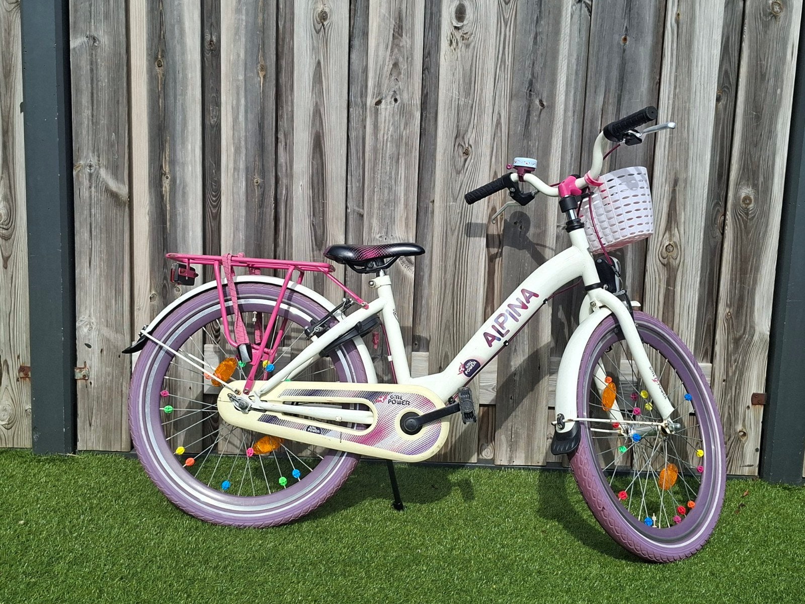 Alpina Girlpower 22 inch meisjesfiets, Fietsen en Brommers, Ophalen, Gebruikt, 22 inch