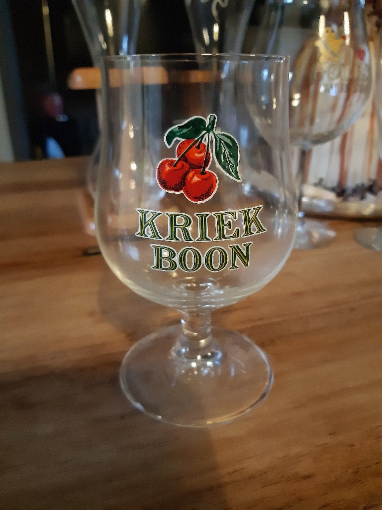 Kriek Boon bierglas (Z209-9), Ophalen of Verzenden, Nieuw, Glas of Glazen, Overige merken