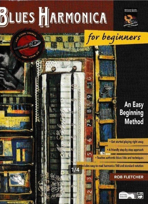 Blues Harmonica for Beginners - Robert Fletcher + cd, Muziek en Instrumenten, Bladmuziek, Ophalen of Verzenden, Les of Cursus