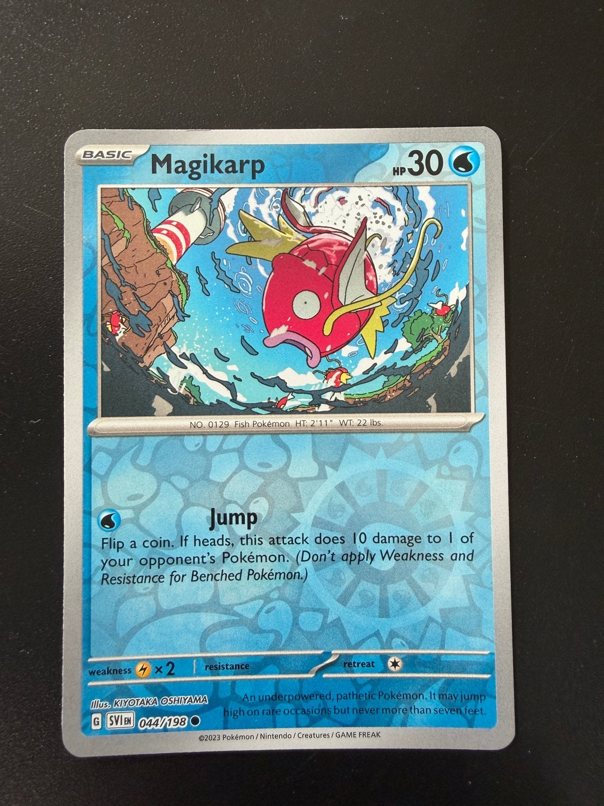 Magikarp 044/198 Reverse Holo Scarlet & Violet Pokémon, Ophalen of Verzenden, Nieuw, Losse kaart