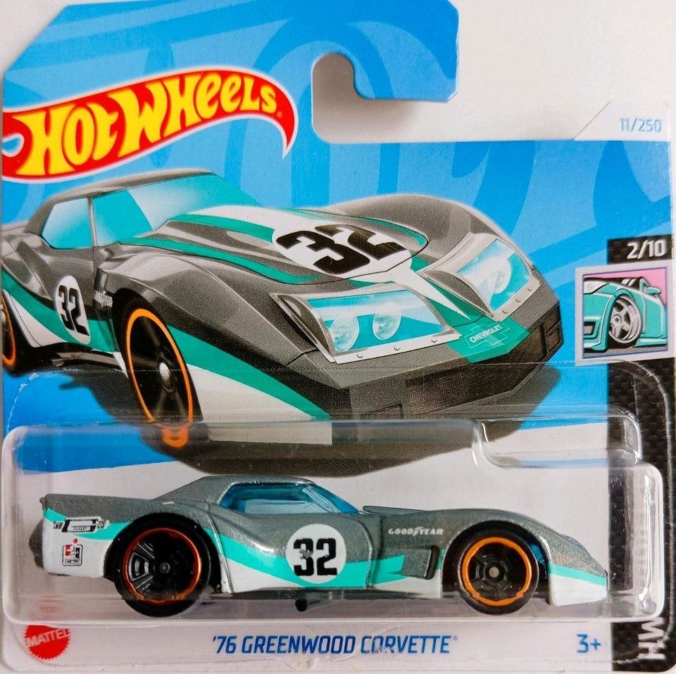 2024 Hot Wheels '76 Greenwood Corvette, Ophalen of Verzenden, Nieuw