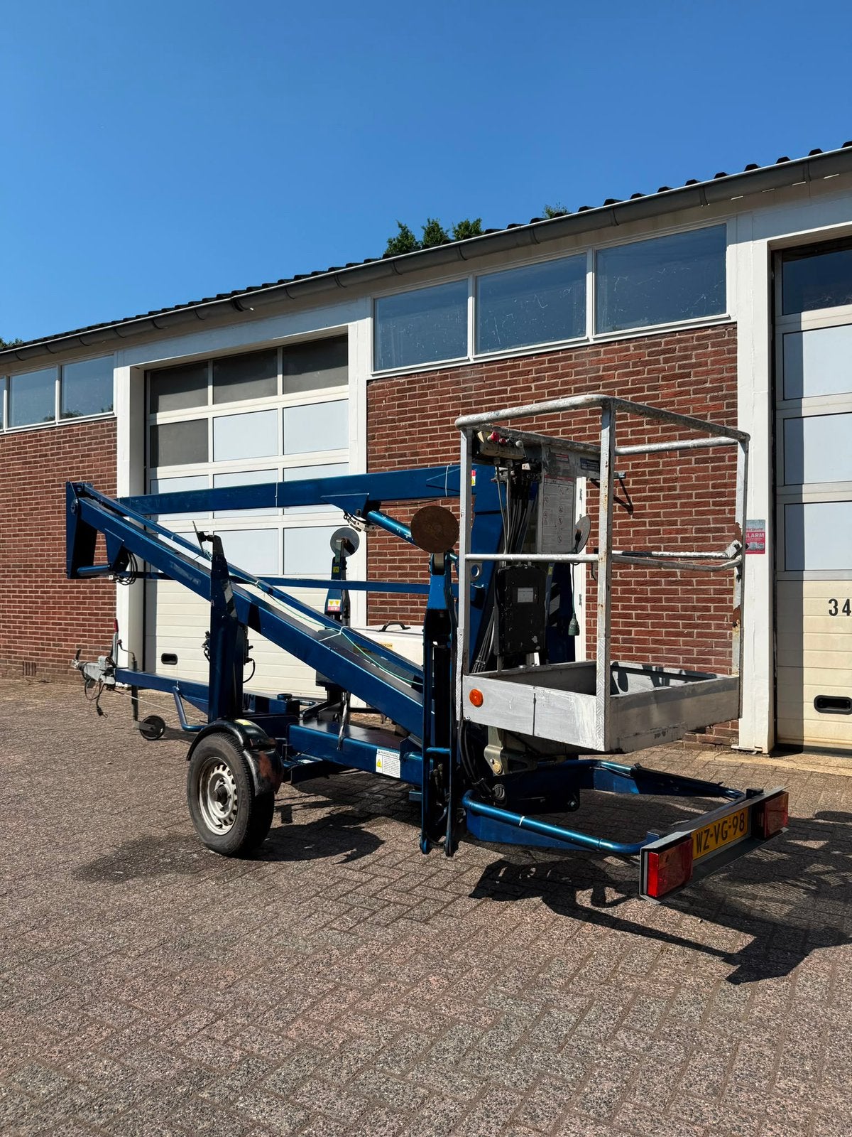 Niftylift 120 met kenteken en accu ( 12 meter ) MARGE PRIJS, Ophalen of Verzenden