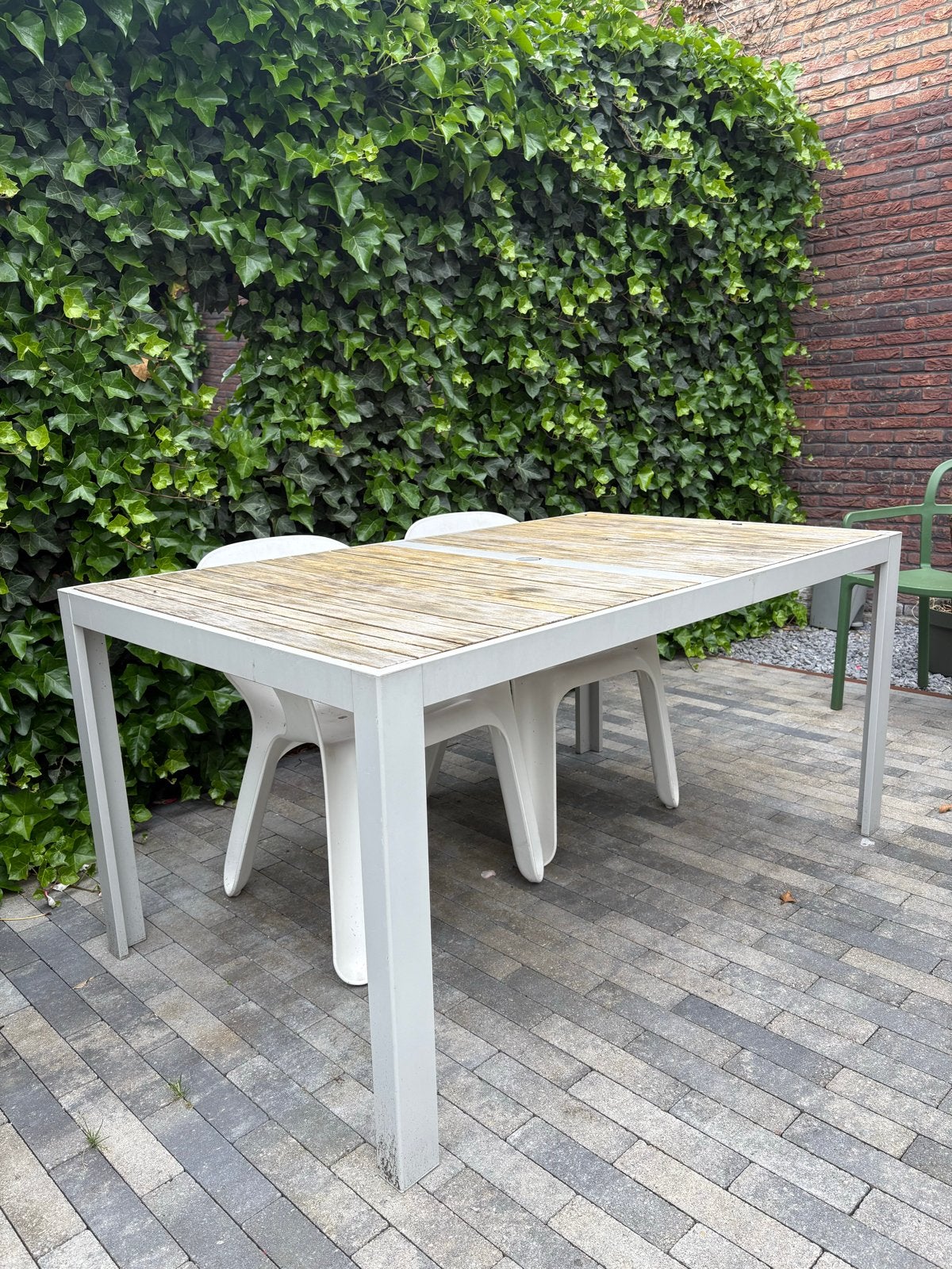 IKEA SJÄLLAND tuintafel 156x89 cm - Hout (mat gelakt), Ophalen, Gebruikt, Rechthoekig, Hout