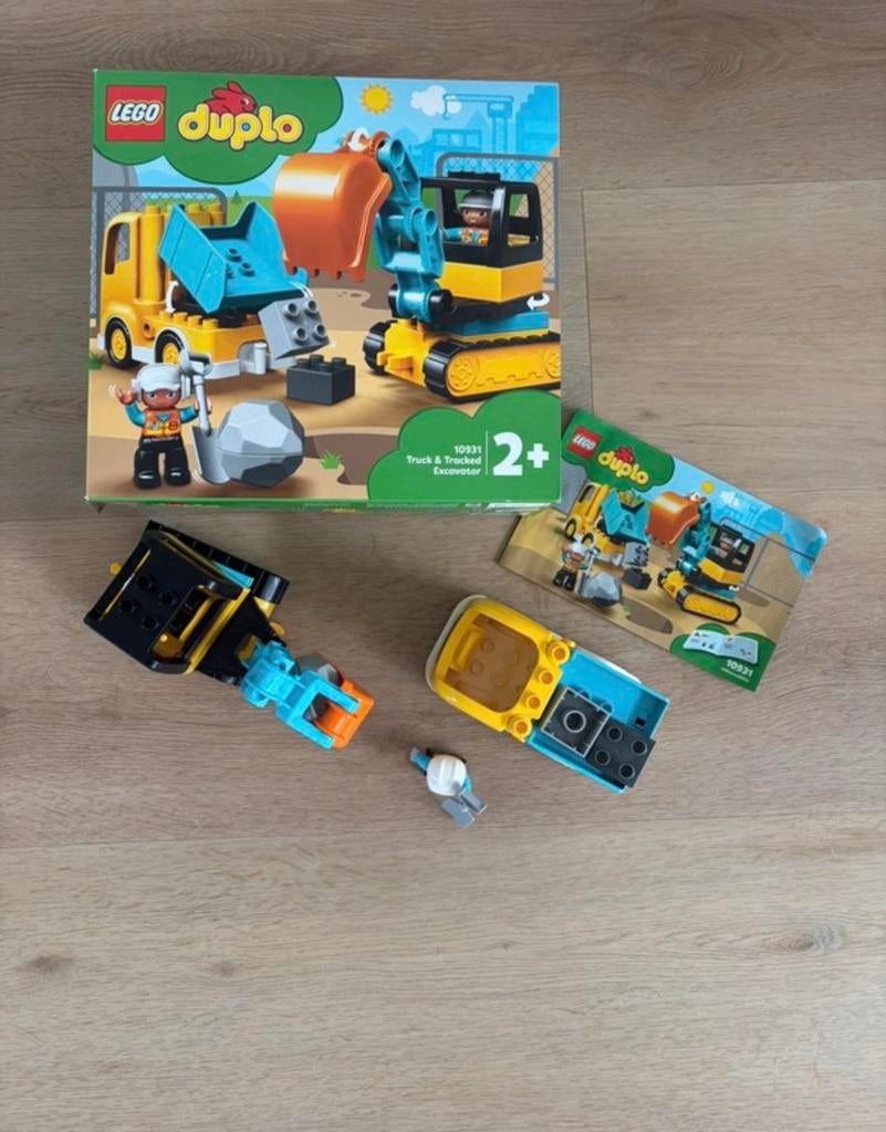 LEGO Duplo Graafmachine & Vrachtwagen (10931) - Nieuwstaat, Kinderen en Baby's, Speelgoed | Duplo en Lego, Inclusief minifiguren