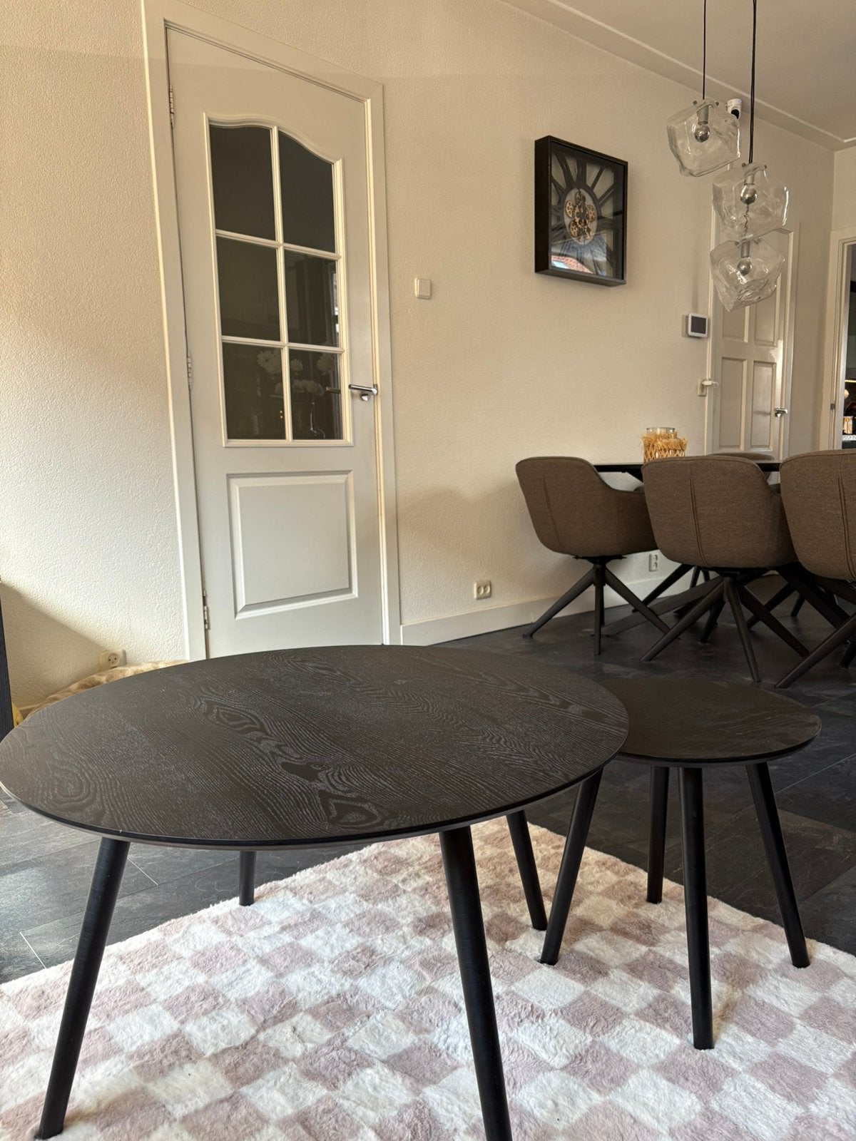 Salontafel set Kwantum, Ophalen, Gebruikt, Rond, Tot twee personen