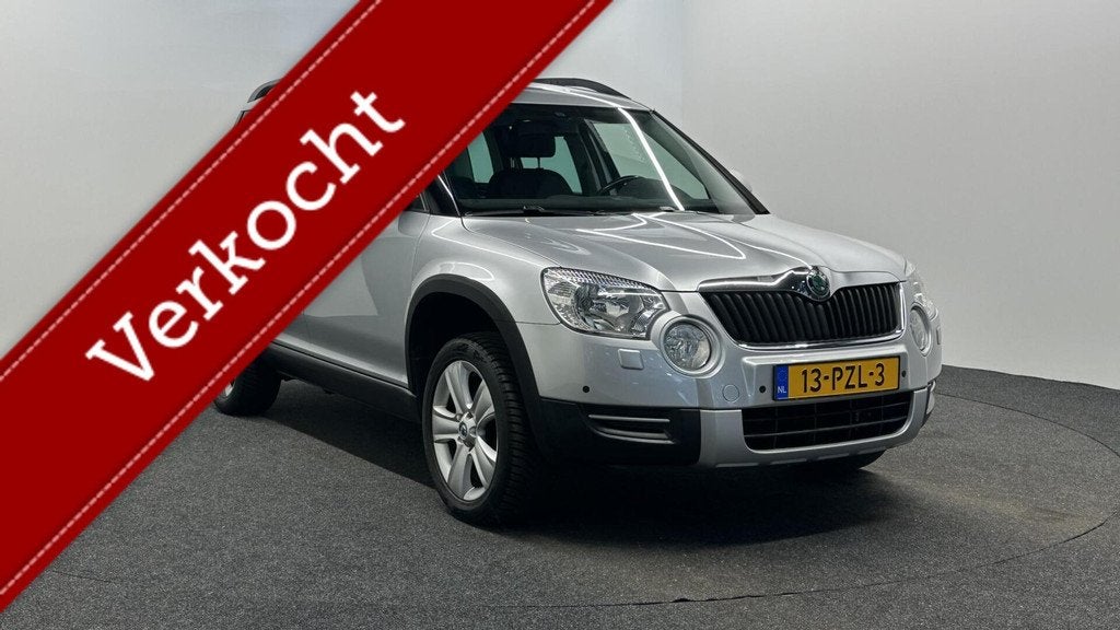 Skoda Yeti 1.2 TSI Comfort CARPLAY NAVI CRUISE TREKHAAK., Auto's, Skoda, Voorwielaandrijving, Euro 5, Stof, Gebruikt