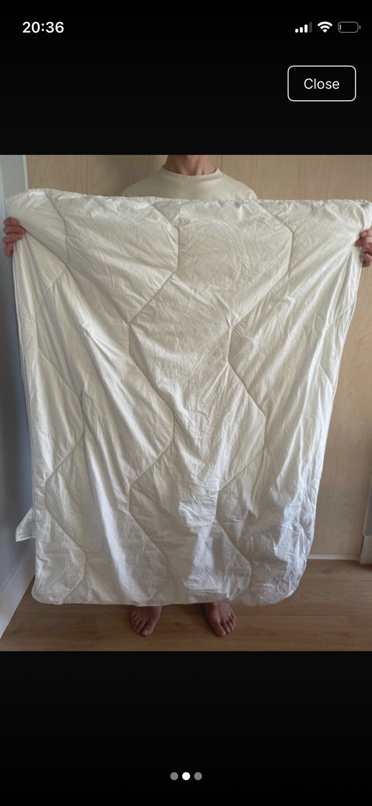 4 seasons Cot/ toddler duvet, Ophalen of Verzenden, Gebruikt