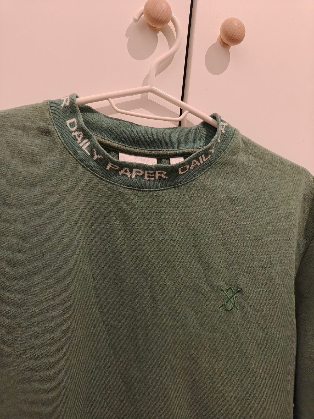 Daily Paper Maat M Groene Shirt t-shirt Origineel, Ophalen of Verzenden, Gedragen, Groen