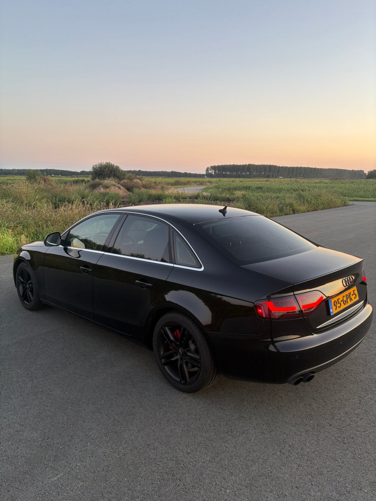 Audi A4 1.8 Tfsi 118KW 2008 Zwart, Auto's, Audi, 4 cilinders, 160 pk, A4, Zwart