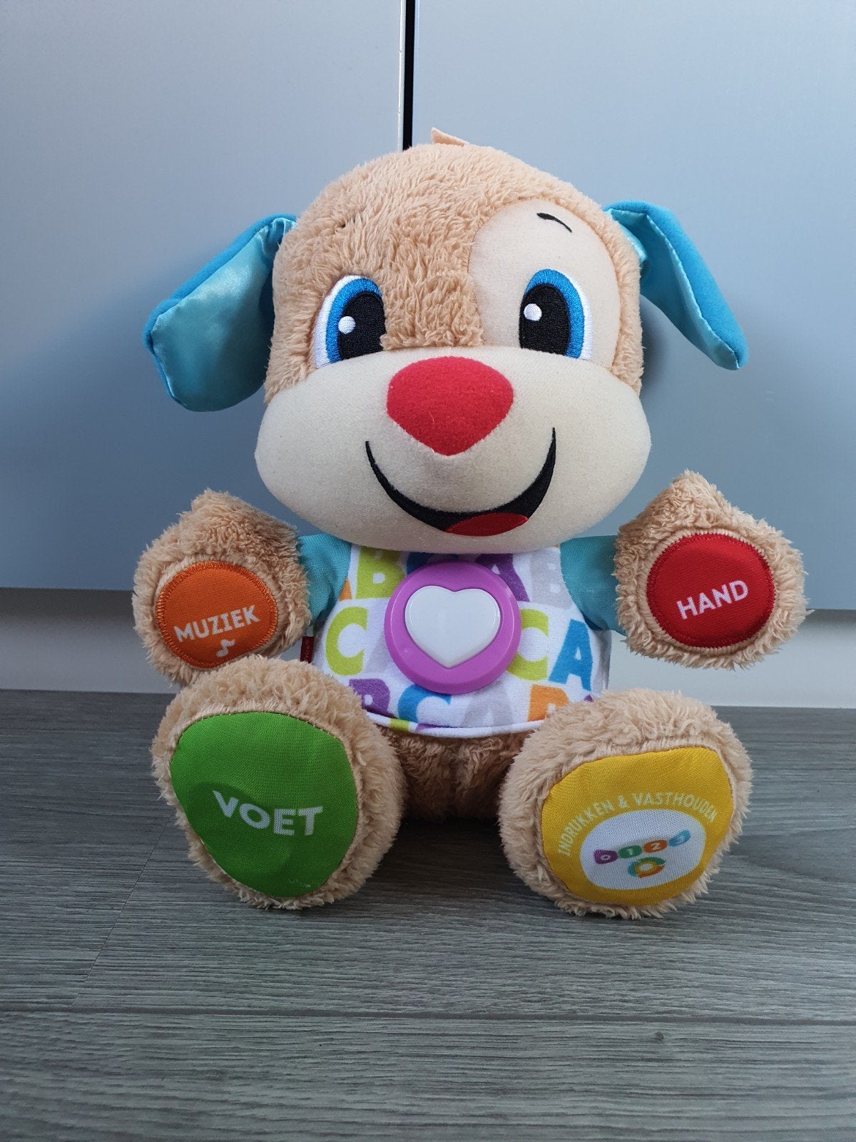 Fisher-Price leerplezier eerste woorden puppy, Ophalen of Verzenden, Zo goed als nieuw, 6 maanden tot 2 jaar