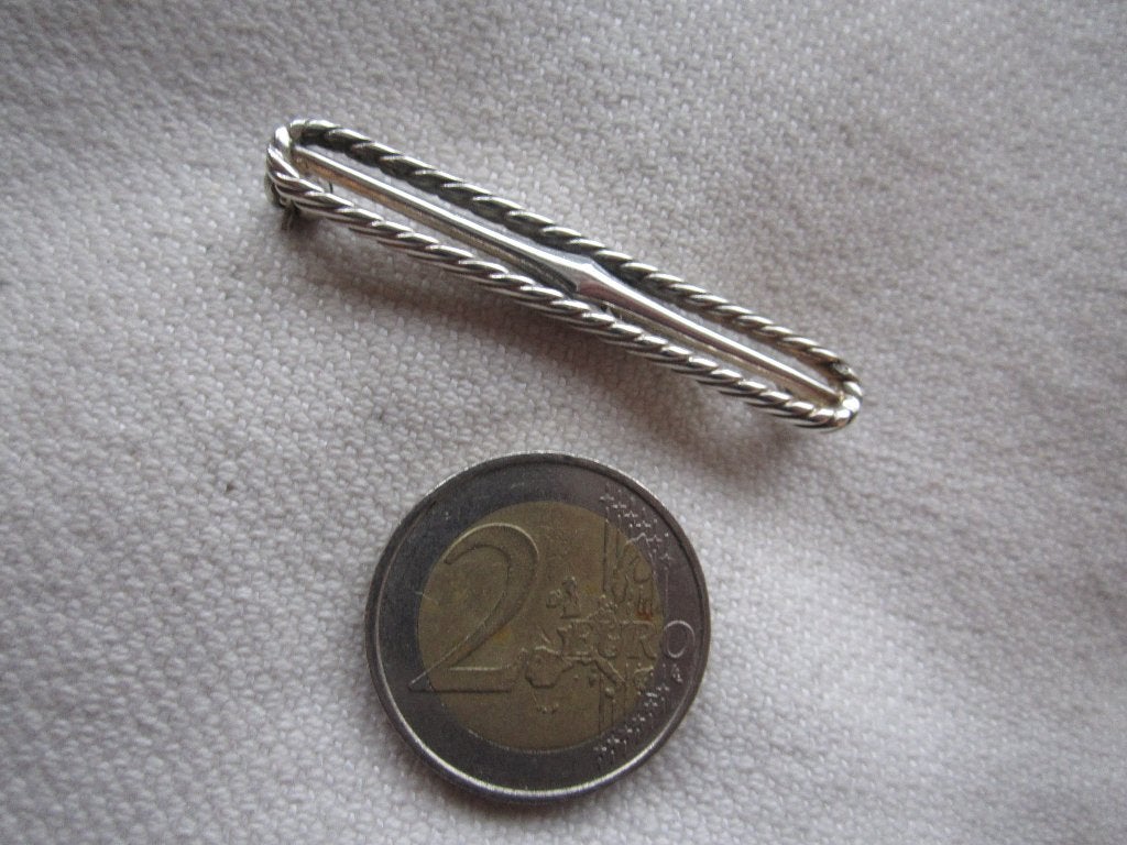 30.   Schitterende oude broche, zilver, Ophalen, Zilver, Broche