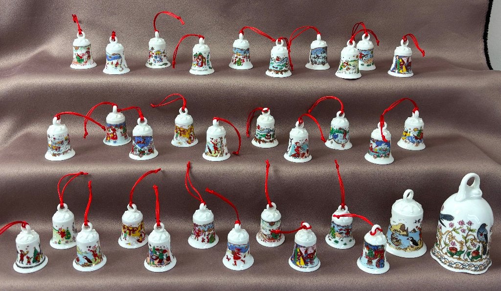 Kerstklokjes porselein, Diversen, Ophalen of Verzenden