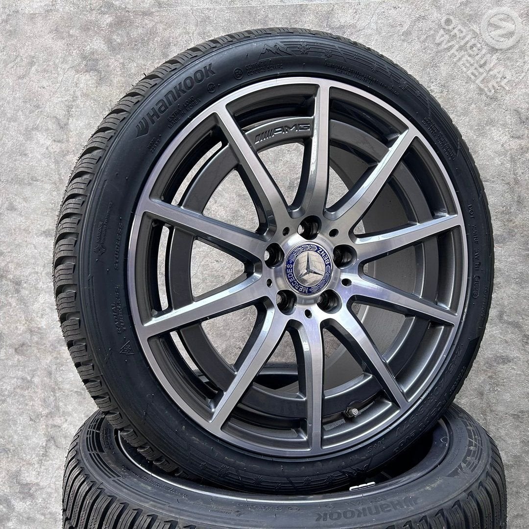 18 inch originele AMG velgen winterbanden MB A45 CLA45 W177, 18 inch, -, -, Banden en Velgen