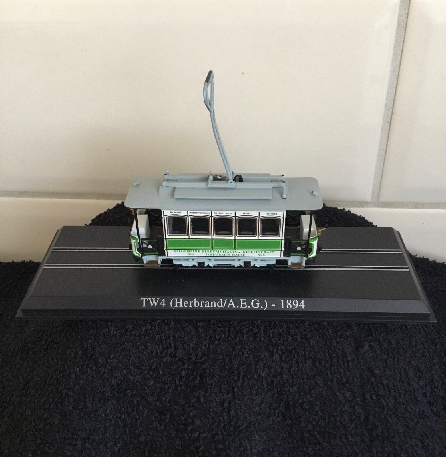 Schaalmodel Tram TW4 (Herbrand/A.E.G.) - 1894, Ophalen of Verzenden, Zo goed als nieuw, Tram, Schaalmodel