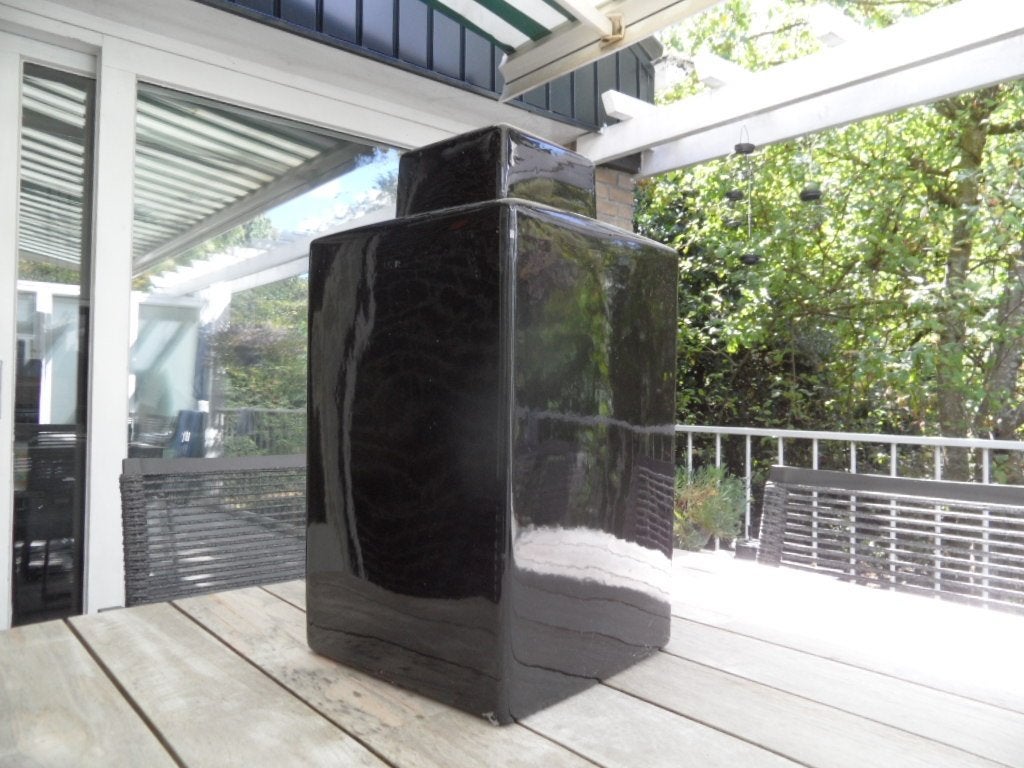 Zwarte vaas 50 cm, Ophalen