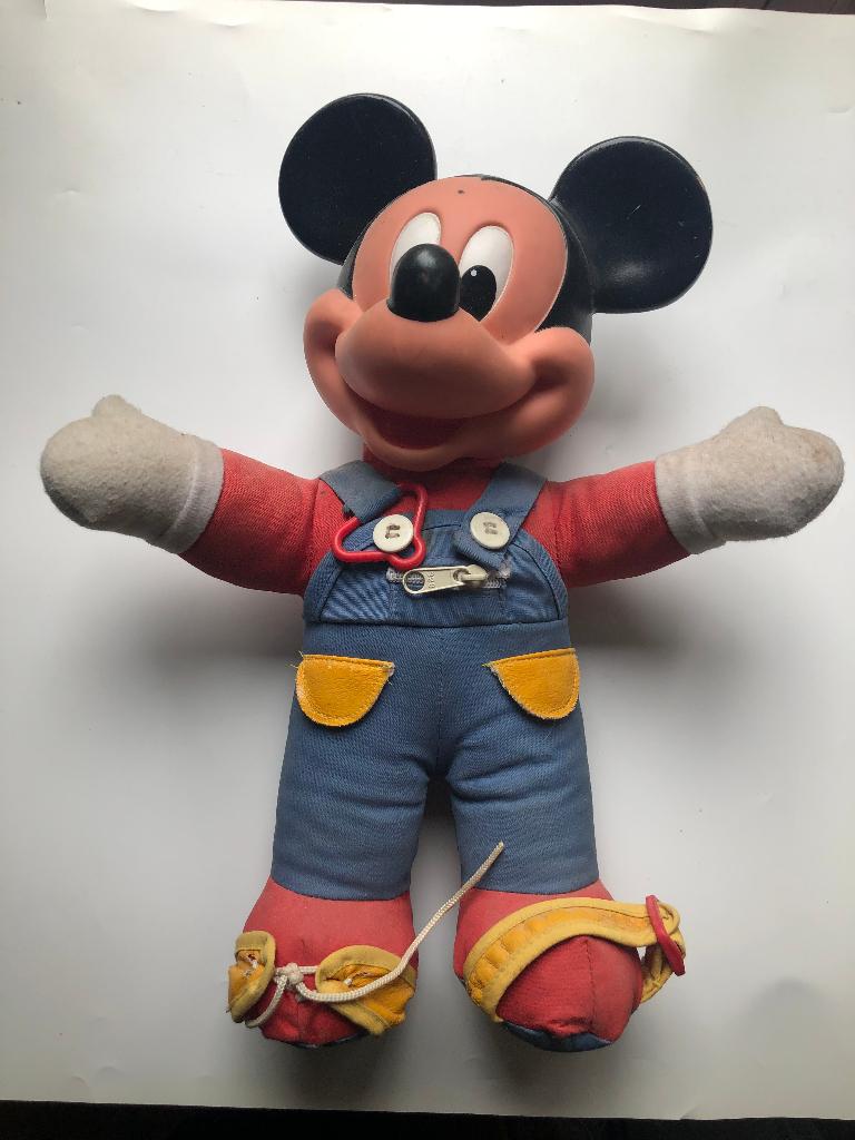 Mickey "aankleedpop", Verzamelen, Ophalen of Verzenden, Mickey Mouse, Gebruikt, Beeldje of Figuurtje