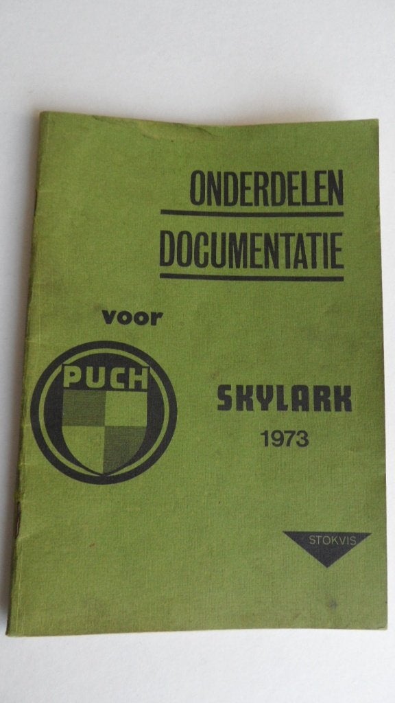 Puch Skylark 1973 oldtimerbromfiets documentatie, Verzenden, Gebruikt