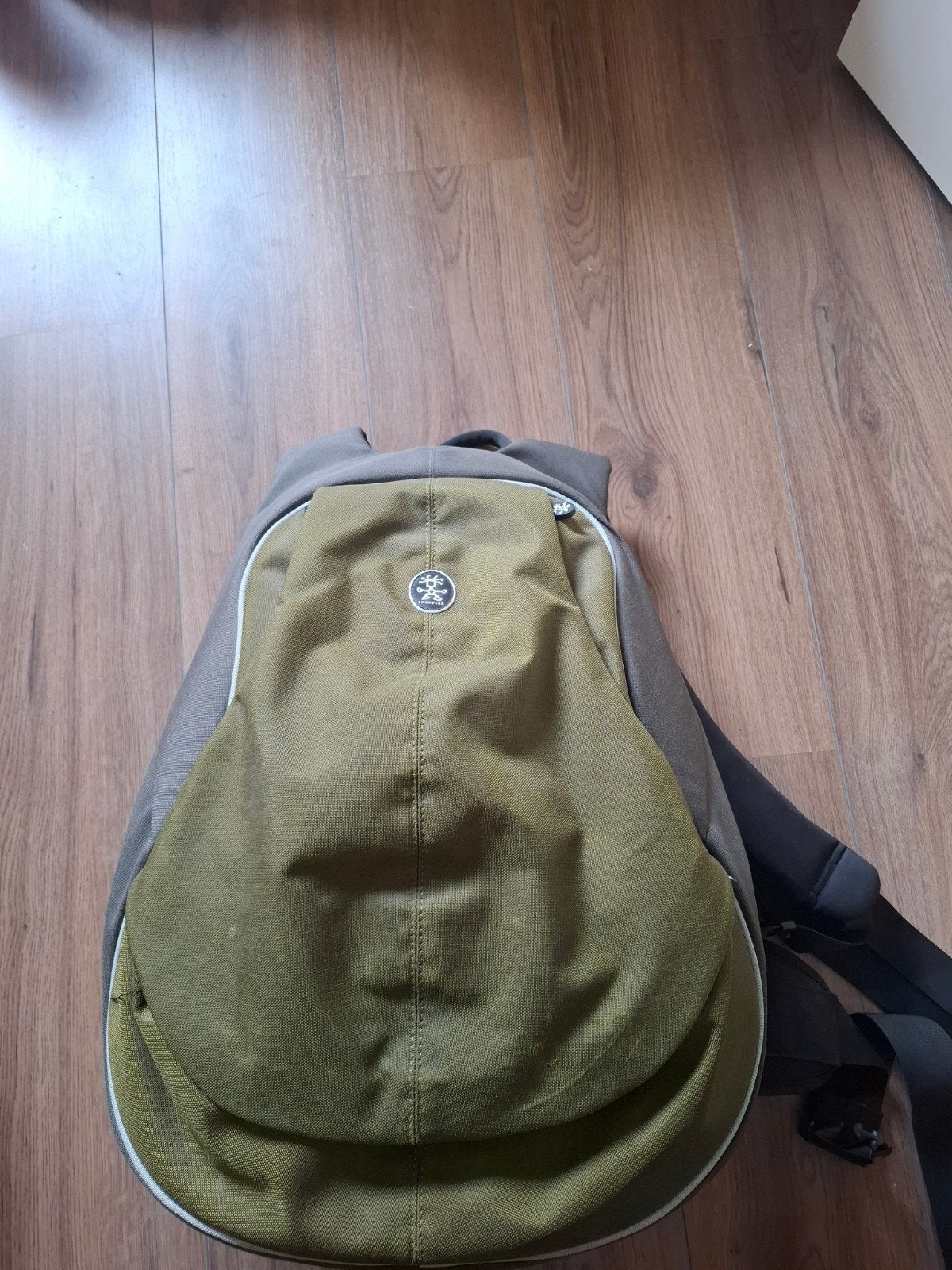 Crumpler cameratas met modulaire indeling., Gebruikt, Rugtas, Ophalen of Verzenden, Zijvakken
