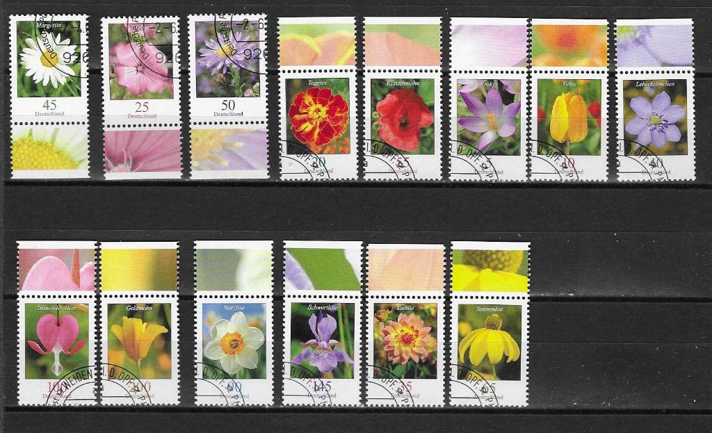 Bloemen BRD, Ophalen of Verzenden, Gestempeld, Dier of Natuur
