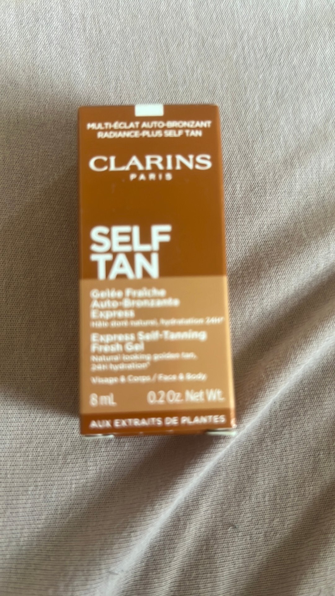 Self tan clarins paris, Ophalen, Nieuw, Gehele gezicht