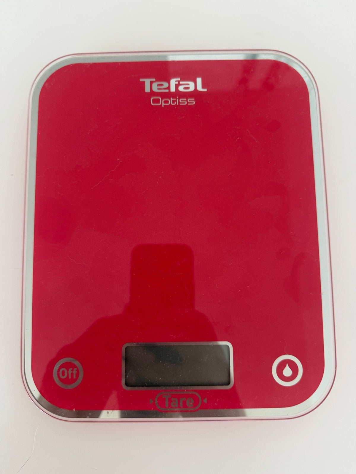 Tefal Optiss Keukenweegschaal - Rood, Ophalen, Kunststof, Rood, Overige merken