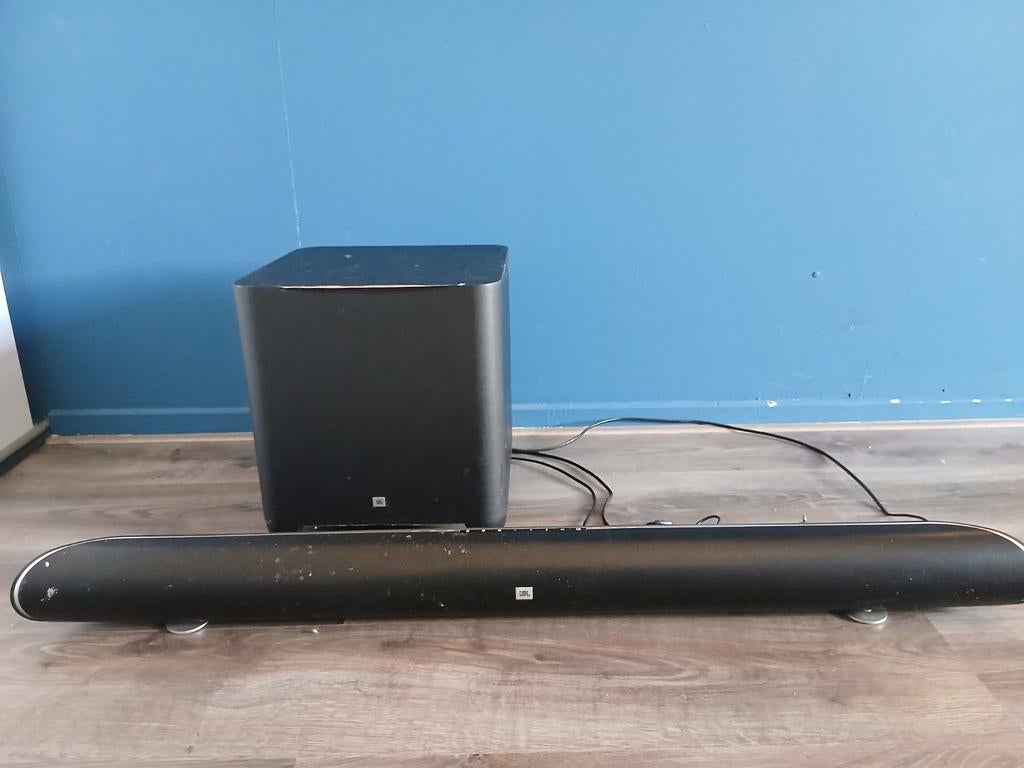 Krachtige JBL Cinema 450 Soundbar Set (4K-ondersteuning), Audio, Tv en Foto, Soundbars, Ophalen of Verzenden, Bluetooth