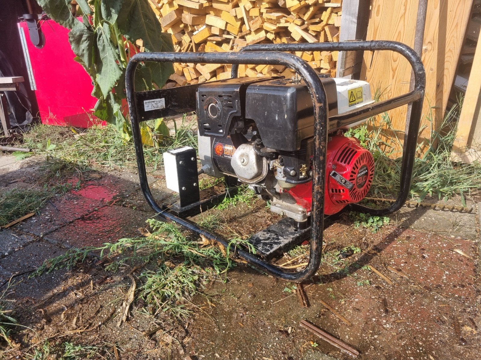 europower aggregaat 4 kw met honda motor, Ophalen of Verzenden, Gebruikt