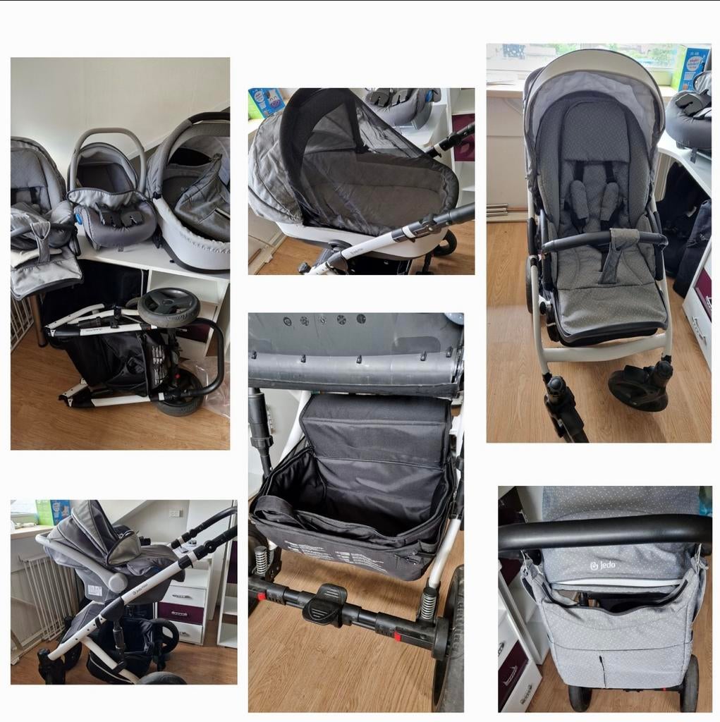 kinderwagen sportlich Luxus Kombi-Kinderwagen Milano Grau main image 0