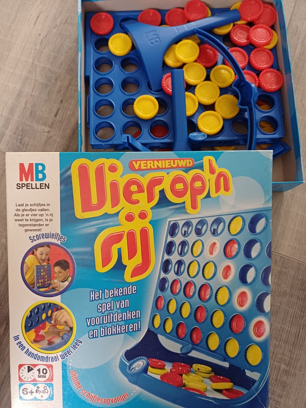 4 op een rij spel, Ophalen