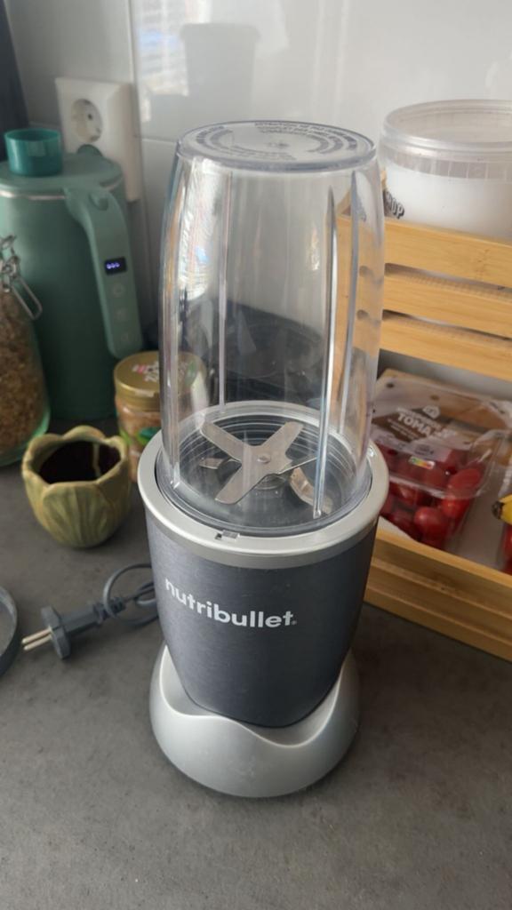 NutriBullet Blender Antracietgrijs - Mooie Staat, Ophalen, Zo goed als nieuw, Blender to go