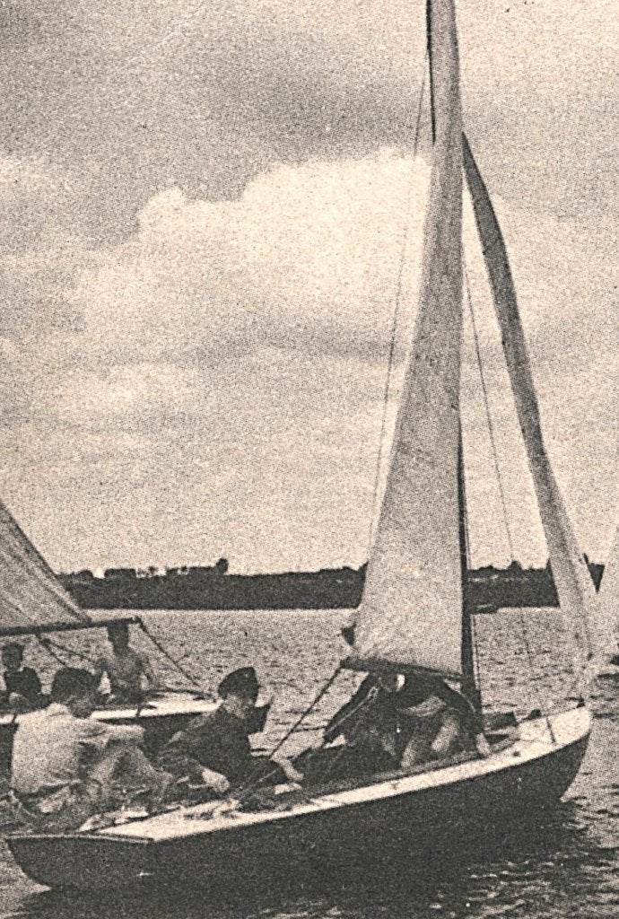949082	Locatie onbekend	Zeilboot	Nette kaart Onbeschreven, Ophalen of Verzenden, 1920 tot 1940, Ongelopen, Noord-Brabant