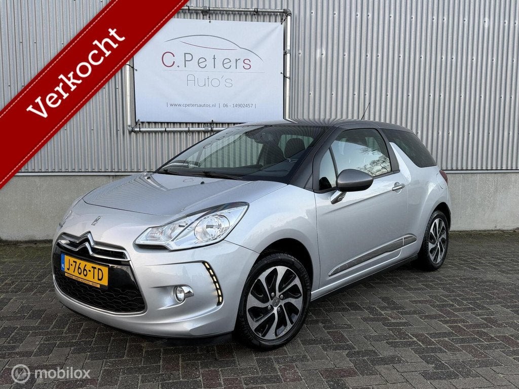 Ds 3 1.2 PureTech Chic Automaat DS3 2016 / Clima / Parkeerse, Auto's, DS, Stof, Euro 6, 1199 cc, 82 pk