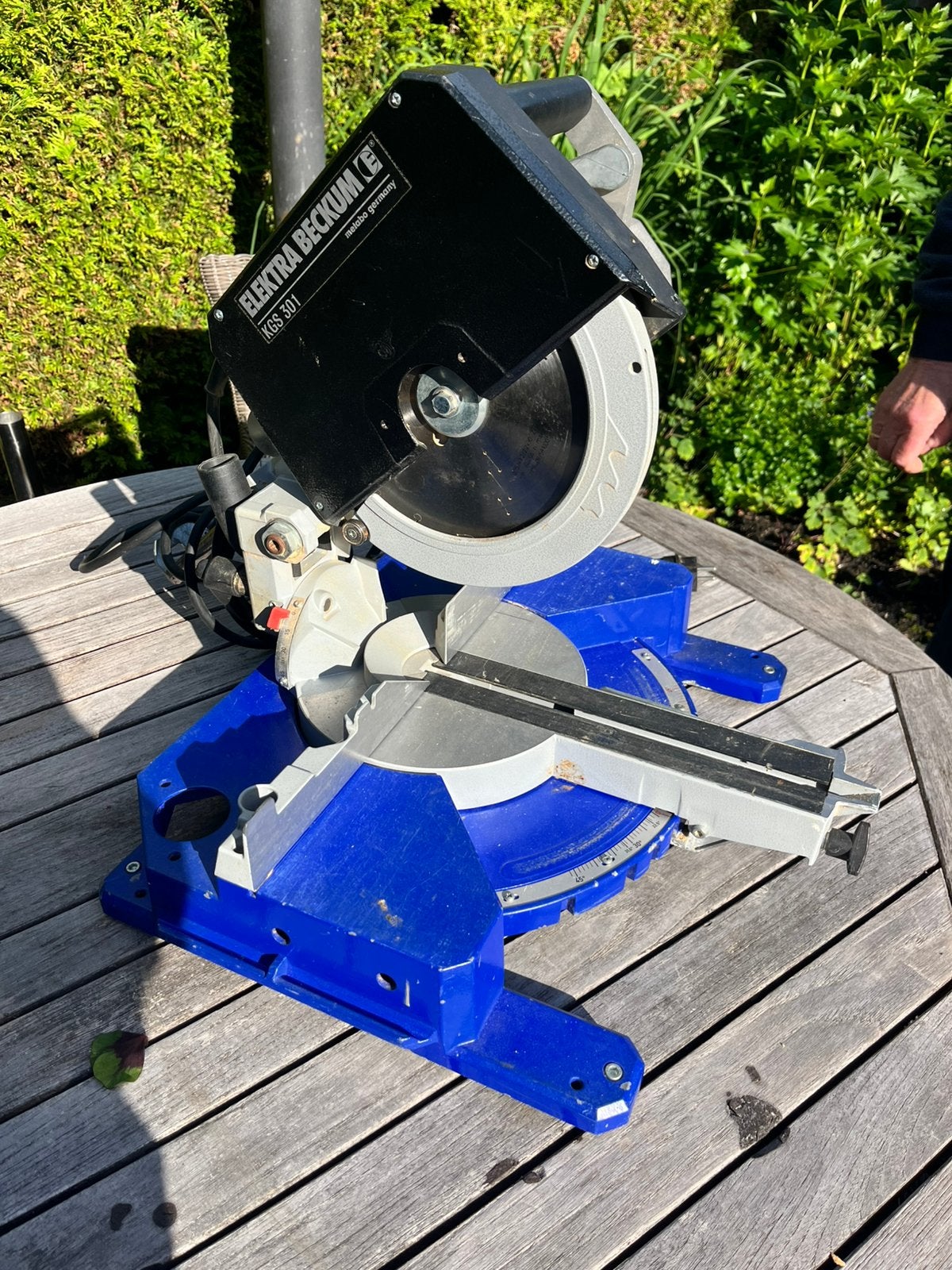 Afkortzaag Metabo, Doe-het-zelf en Verbouw, Gereedschap | Zaagmachines, Ophalen, Zo goed als nieuw, Afkortzaag, 30 tot 70 mm