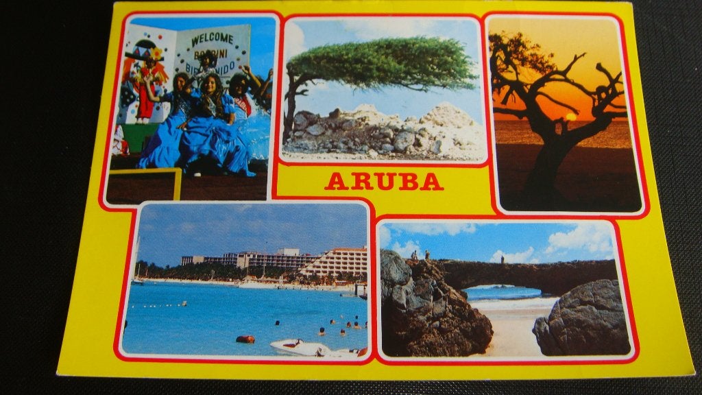 Aruba., Ophalen of Verzenden, 1980 tot heden, Gelopen, Buiten Europa