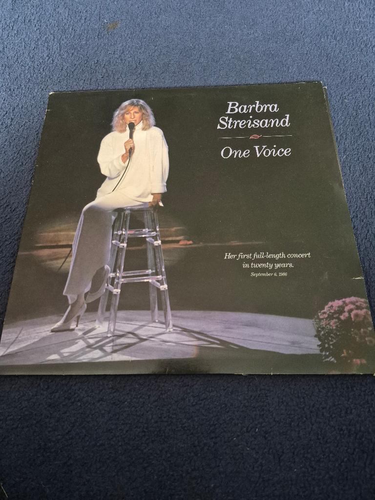 Barbra Streisand – One Voice (LP, 1987), Cd's en Dvd's, Vinyl | Pop, Ophalen, 1980 - 1989, Gebruikt, 12 inch