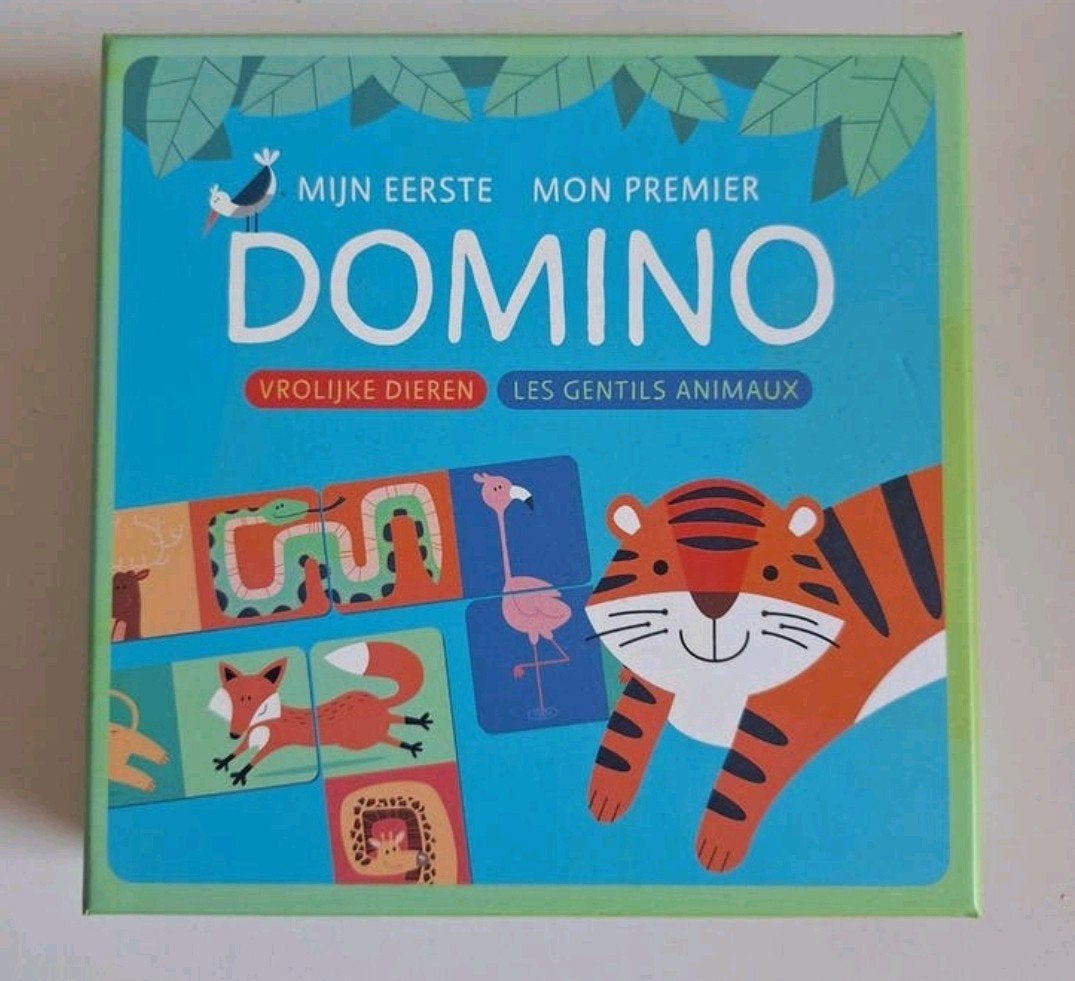 Mijn eerste domino - vrolijke dieren, Ophalen of Verzenden