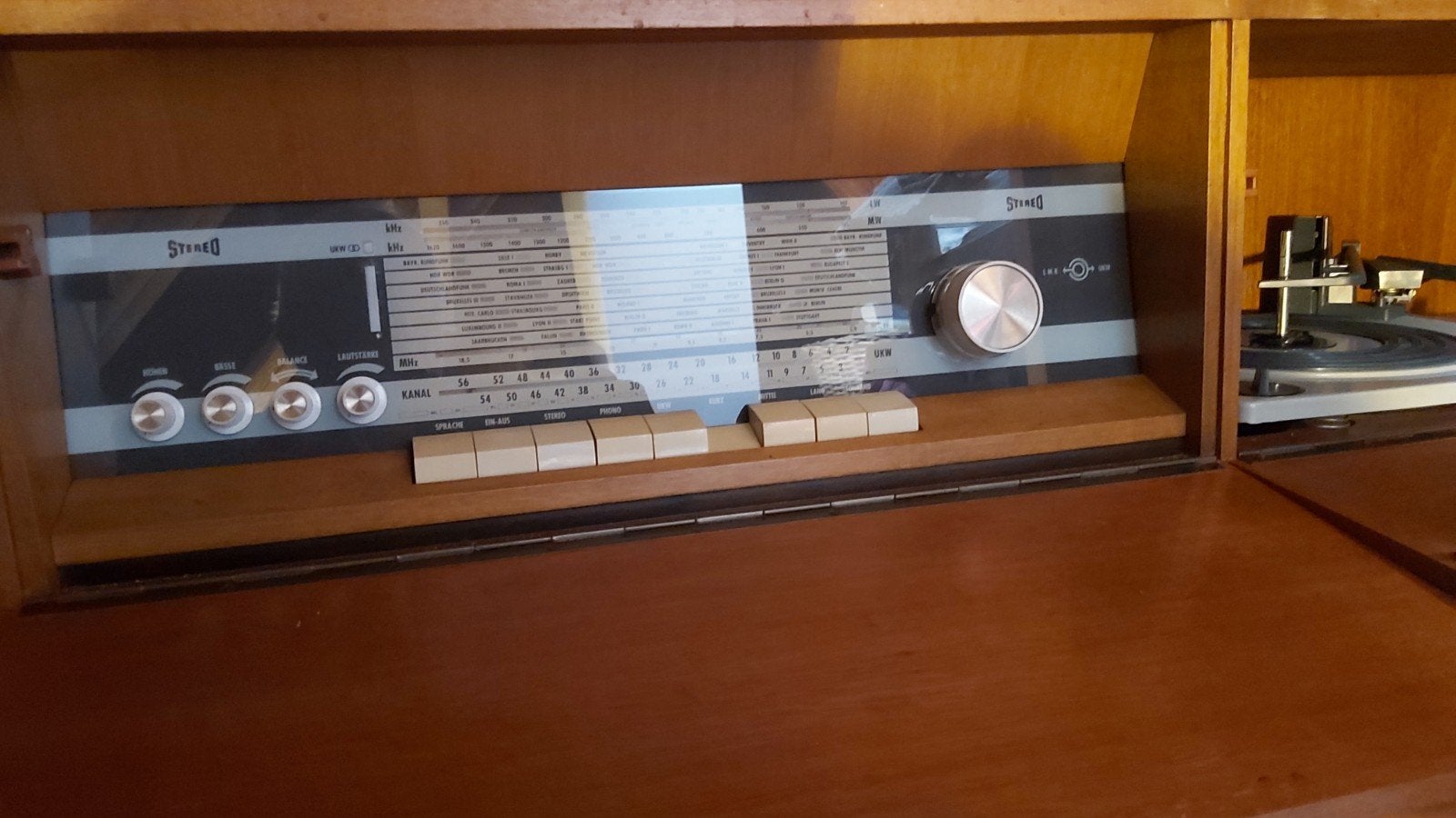 Vintage Funkberater Exklusiv Platenspeler met Radio, Ophalen, Overige merken