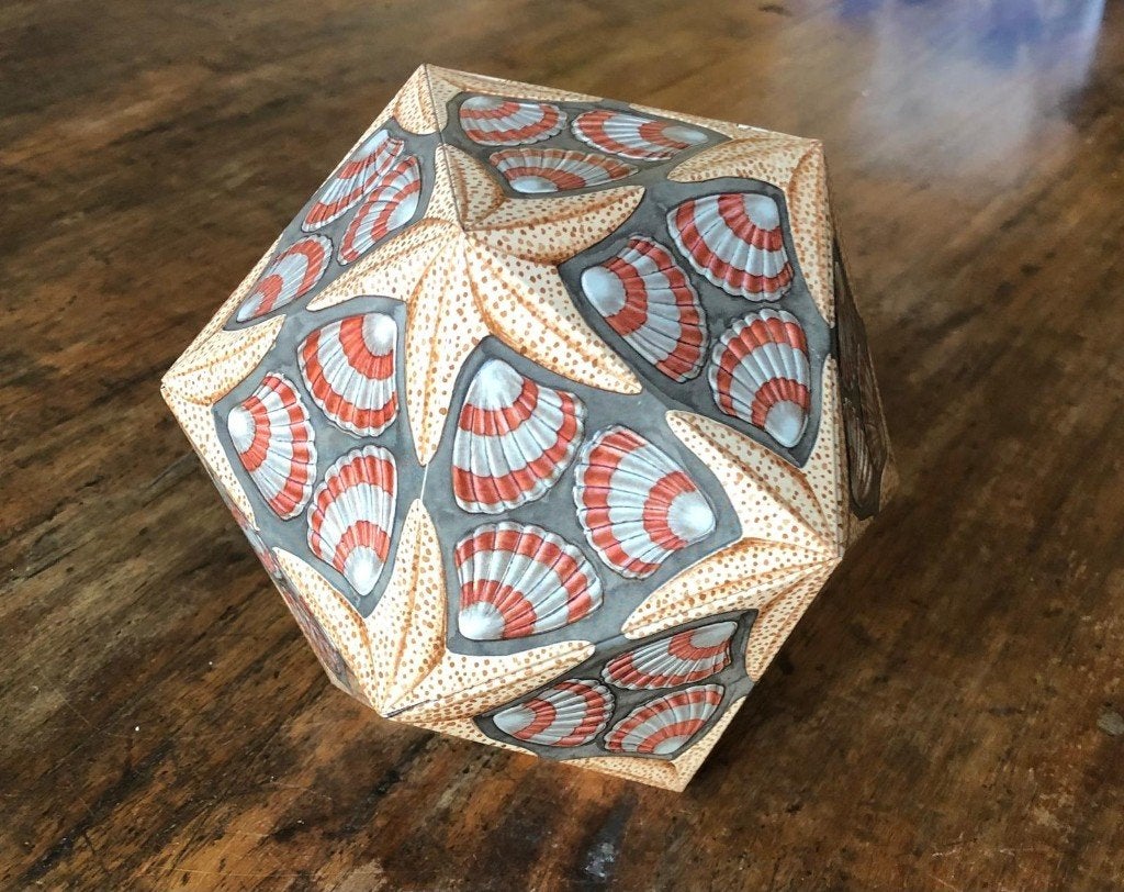 M.C. Escher – icosaëder – Verblifa blik, Ophalen, Gebruikt, Overige, Overige merken