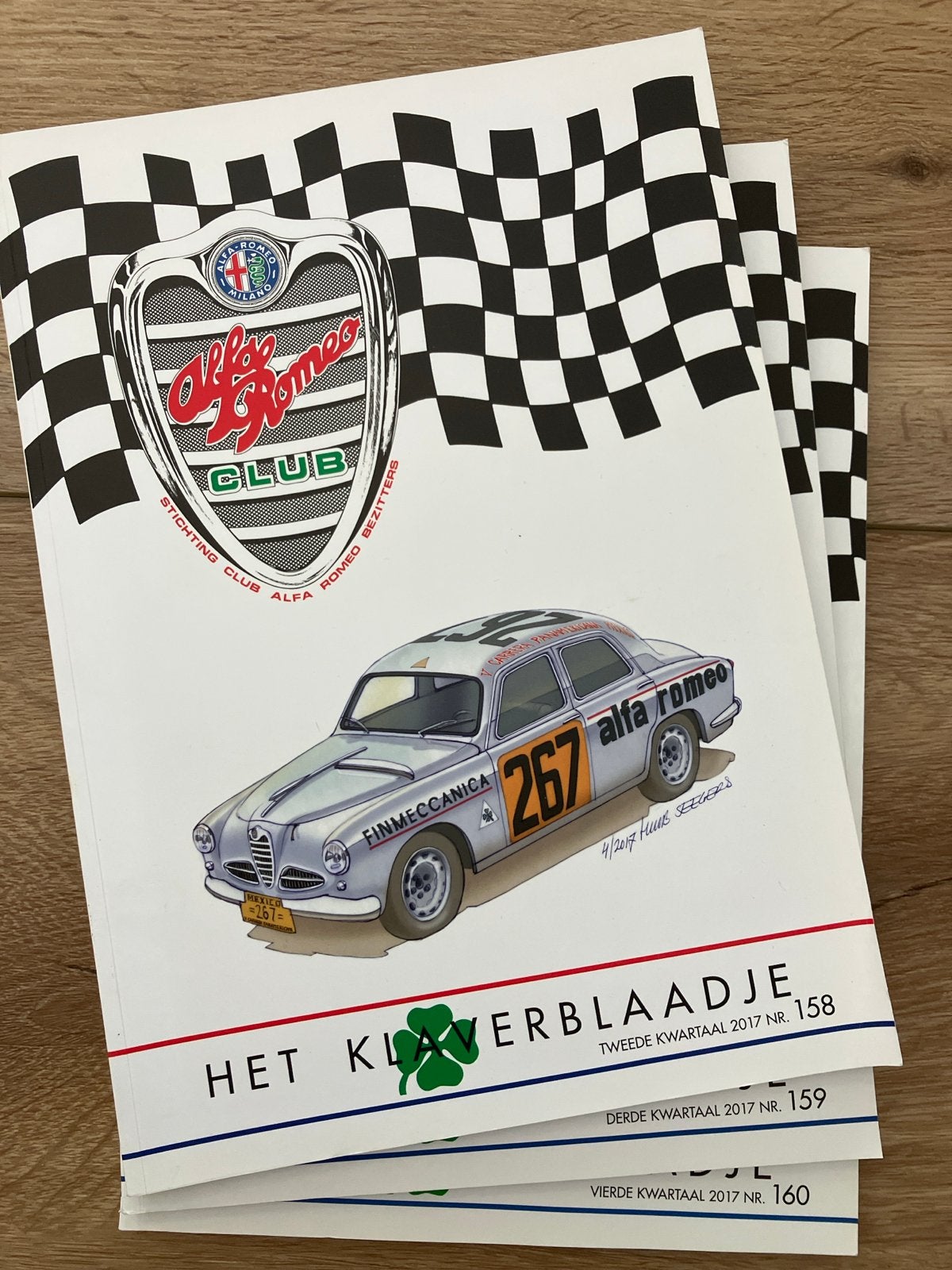 Het Klaverblaadje jaargang 2017 + extra uitgave 2009, Ophalen of Verzenden, Gelezen, Alfa Romeo