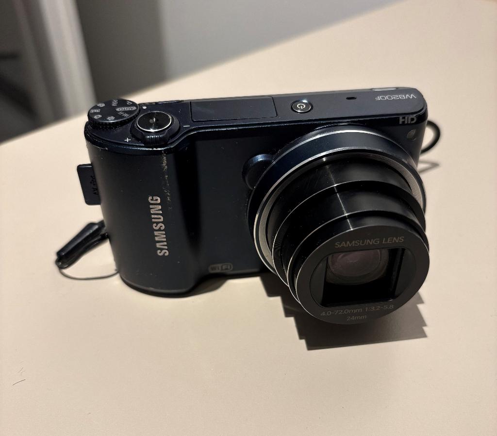 Samsung WB200F Digitale Compact Camera - Blauw, Ophalen, 14 Megapixel, Gebruikt, Compact