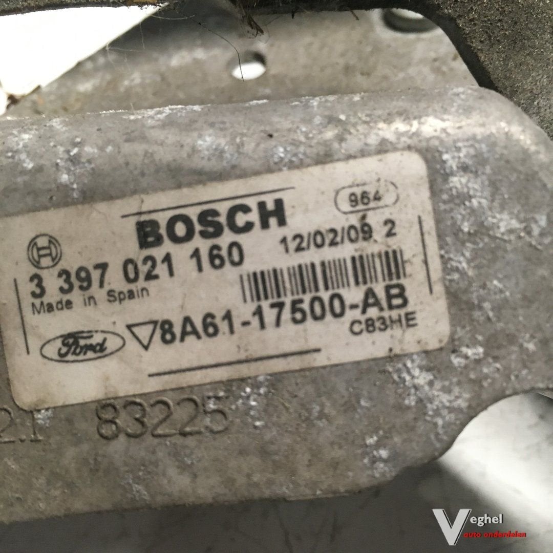 Ford Fiesta 3 drs 1.6 B 2009 2500105   Ruitenwissermotor met, Gebruikt, -, -, Ophalen of Verzenden