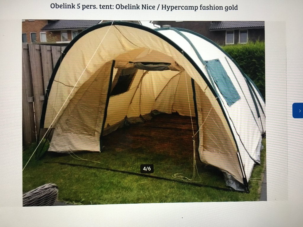 Tent, Caravans en Kamperen, Tenten, Ophalen, Zo goed als nieuw, Tot en met 5