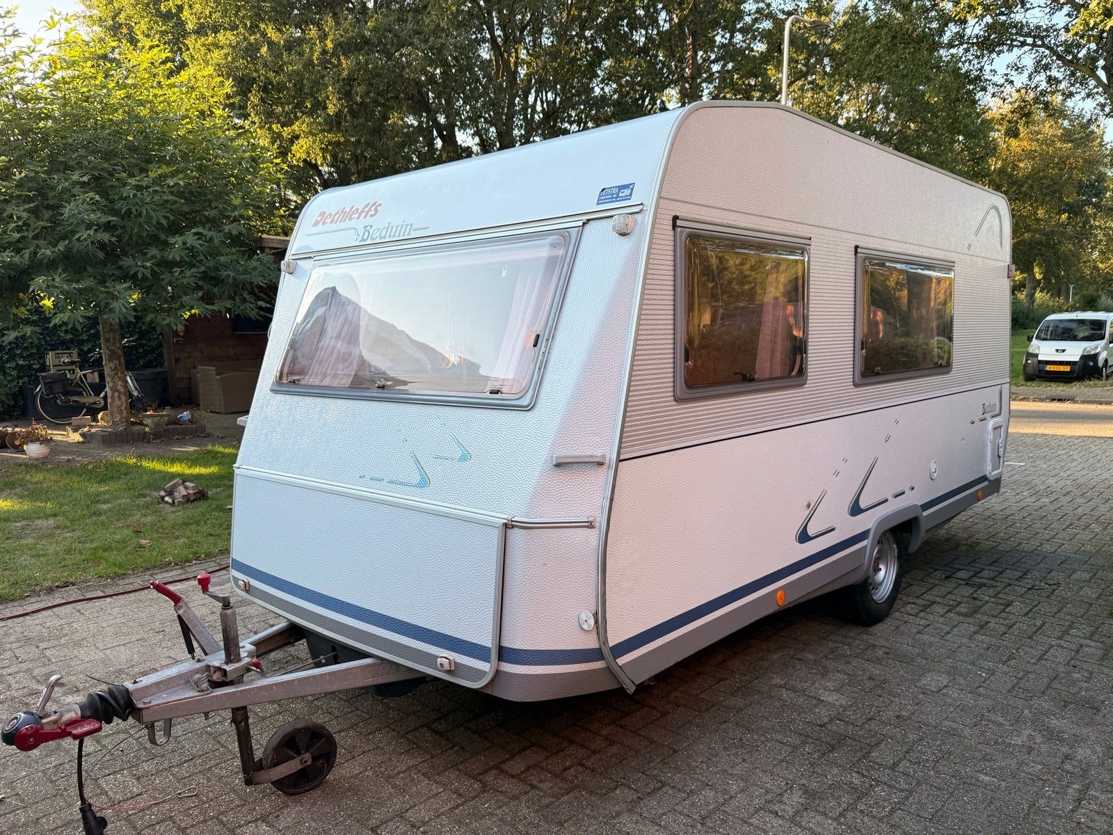 Dethleffs Beduin 450 S  1997  met fietsenrek en boiler, Vast bed, Rondzit, Particulier, Dethleffs